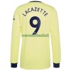 Maillot à Manches Longues Arsenal Alexandre Lacazette 9 Extérieur 2021-22 Pour Homme